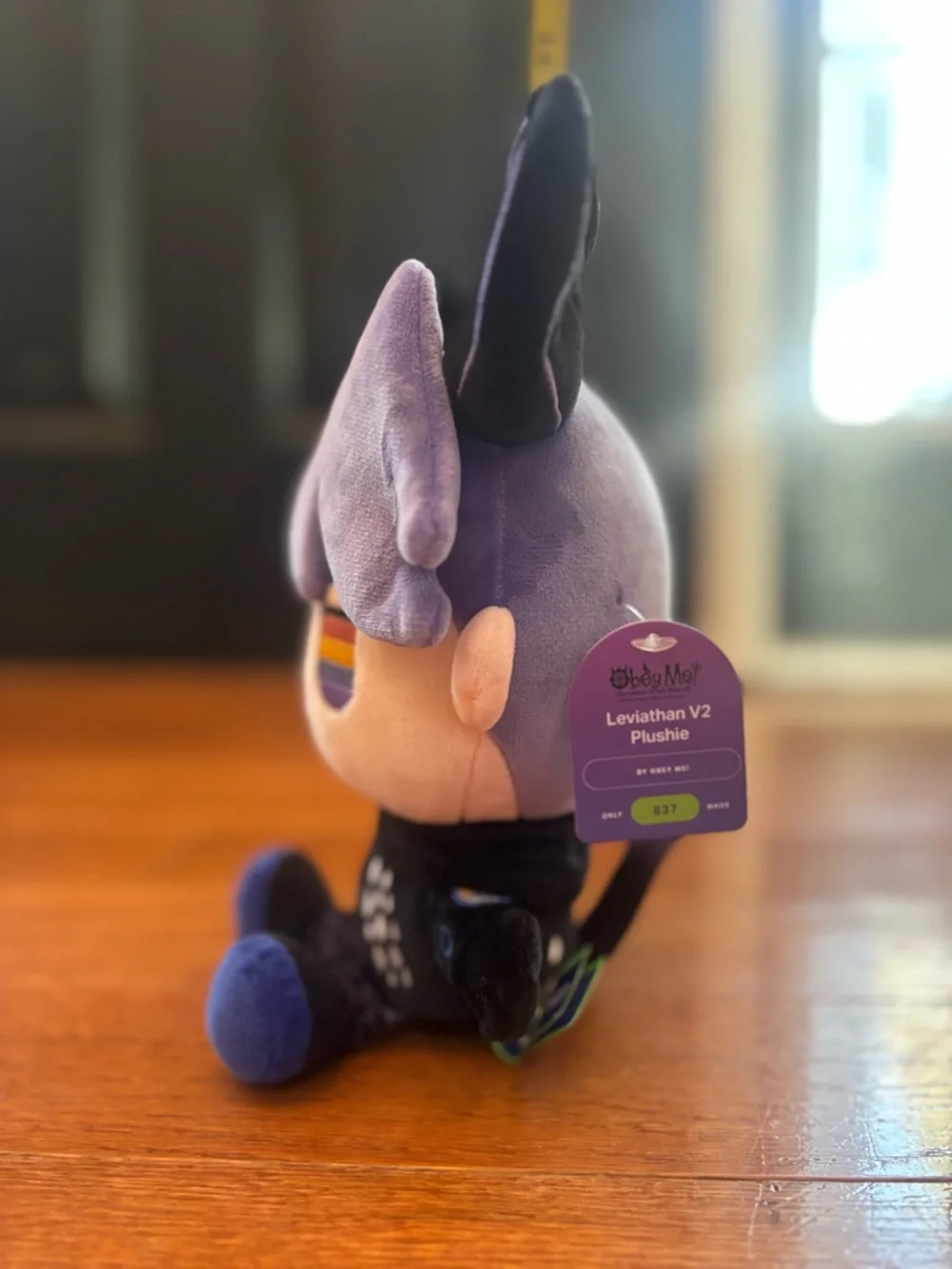 Obey Me! Leviathan V2 Makeship Limited Plushie-Brand new with tag-Only 837 made - Picture 11 of 16